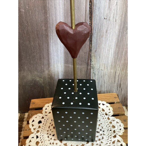 Williraye Studio Folk Art Cow On Stick With Birds WW1412 Weathervane 1996 - Picture 3 of 13